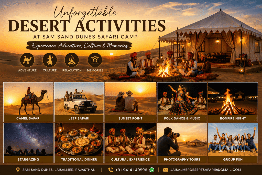 Desert Activites In Jaisalmer